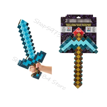 2020 Hot Minecrafted Design Blue Diamond Sword Soft EVA Minecrafted Foam Toy Sword Kids Lovely Toys for Kid Children Boy Gift
2020 Hot Minecrafted Design Blue Diamond Sword Soft EVA Minecrafted Foam Toy Sword Kids Lovely Toys for Kid Children Boy Gift