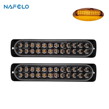 Car Styling 24LED Ultra-thin Strobe Light Signal Lamp Car Flash Strobe Police Light Side Warning Lights 72W Truck Car Lights
Car Styling 24LED Ultra-thin Strobe Light Signal Lamp Car Flash Strobe Police Light Side Warning Lights 72W Truck Car Lights