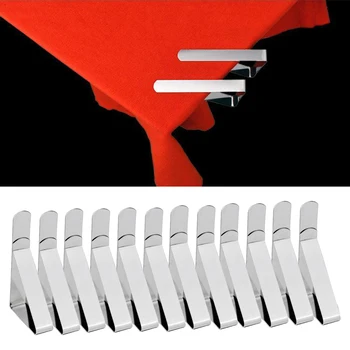 12 Pieces Anti-rust Stainless Steel Tablecloth Clips Pinic Table Cloth Cover Clamps Drawing Board Clips
12 Pieces Anti-rust Stainless Steel Tablecloth Clips Pinic Table Cloth Cover Clamps Drawing Board Clips