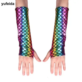 Mid-arm Length Fish Scale Long Cosplay Date Night Party Gloves Arm Warmers Adult Women Halloween Costume Fingerless Gloves
Mid-arm Length Fish Scale Long Cosplay Date Night Party Gloves Arm Warmers Adult Women Halloween Costume Fingerless Gloves