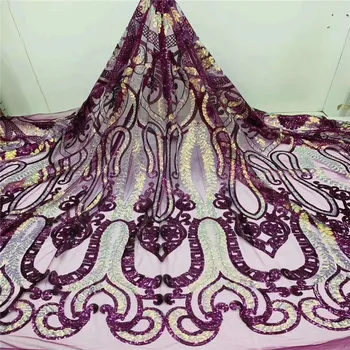 Purple Sequined African French Mesh Net Lace Fabric For India Evening Party Dress Fabrics 2020 New Nigeria Sequins Voile Green
Purple Sequined African French Mesh Net Lace Fabric For India Evening Party Dress Fabrics 2020 New Nigeria Sequins Voile Green