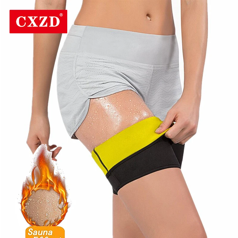 

CXZD Women Arm+Thigh shapewear corset Sweat Trimmer Leg Slimmer Neoprene body shaper slimming women Gym Workout Thigh Legs Strap