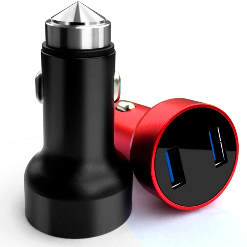 Newest Fast Car Alloy Charger 2 USB Ports with LED Voltmeter Display for Smart Phone Vehicle
Newest Fast Car Alloy Charger 2 USB Ports with LED Voltmeter Display for Smart Phone Vehicle