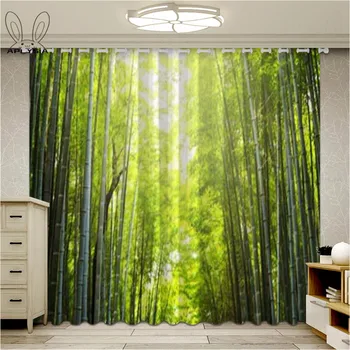 Green Curtains Asian Bamboo Forest with Morning Sunlight and Sun Through Trees Jungle Scene Window Curtains Ultra-thin Blackout
Green Curtains Asian Bamboo Forest with Morning Sunlight and Sun Through Trees Jungle Scene Window Curtains Ultra-thin Blackout