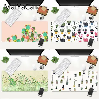 

MaiYaCa Watercolor cactus plants Gaming Mousepad XXL Mouse Pad anime Laptop Desk Mat pc gamer completo for lol/world of warcraft