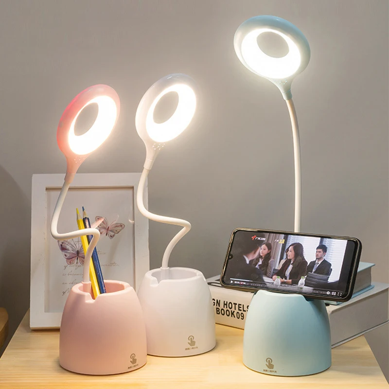 2000/4000mah Table lamp Flexible Reading Ring Light Led Rechargeable Touch with Phone power bank function Hoder Pen Holder Pot
2000/4000mah Table lamp Flexible Reading Ring Light Led Rechargeable Touch with Phone power bank function Hoder Pen Holder Pot
