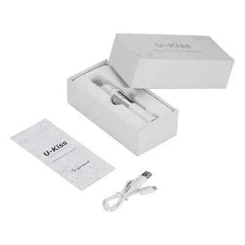 U-Kiss Compact Intelligent Vibrating Thermal Ionic Facial Infusion Eye Massage Nutrition Booster for Eyes Face Neck Skin Care