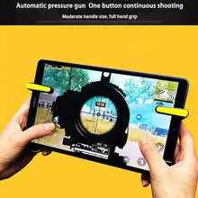 Game Android +IOS Chicken Game Console Handheld 2pcs Left+Right Chicken Dinner Trigger Gamepad for Tablet Smartphone PC Notebook
Game Android +IOS Chicken Game Console Handheld 2pcs Left+Right Chicken Dinner Trigger Gamepad for Tablet Smartphone PC Notebook