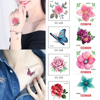10Pcs Waterproof Tattoo Stickers Temporary Flowers Face-Stick Arm Personalized Tattoo Beautiful Lovely Stickers Environmental
10Pcs Waterproof Tattoo Stickers Temporary Flowers Face-Stick Arm Personalized Tattoo Beautiful Lovely Stickers Environmental
