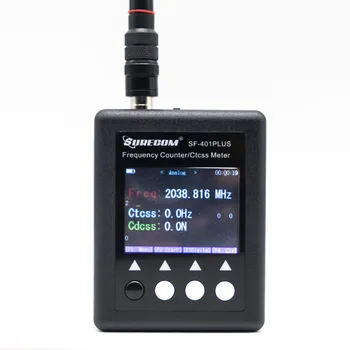Sf-401plus frequency meter 27mhz-3000mhz frequency detector analog DMR digital interphone frequency reader
Sf-401plus frequency meter 27mhz-3000mhz frequency detector analog DMR digital interphone frequency reader
