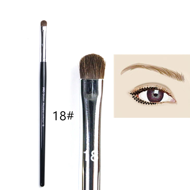 100% Horse hair Makeup Eyeshadow Brushes Professional Blending Shader Shadow Small Eye Makeup brushes Smoked Makeup brushes #18
100% Horse hair Makeup Eyeshadow Brushes Professional Blending Shader Shadow Small Eye Makeup brushes Smoked Makeup brushes #18