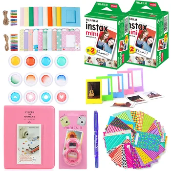 Fujifilm Instax Mini 9 Instant Camera Accessory Bundle 40 Sheets Mini Film Photo Paper Close Up Len Filter Frame Photo Album Set
Fujifilm Instax Mini 9 Instant Camera Accessory Bundle 40 Sheets Mini Film Photo Paper Close Up Len Filter Frame Photo Album Set
