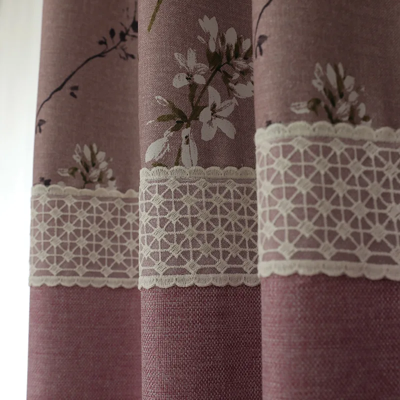 European and American Style Window Curtains New Plain Printed Rice Hemp Shading Curtains for Living Dining Room Bedroom
European and American Style Window Curtains New Plain Printed Rice Hemp Shading Curtains for Living Dining Room Bedroom