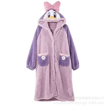 Pajama Bathrobe Cartoon One Piece Pajama Animal Flannel Housewear Thickened and Lovely In Autumn and Winter Robes for Women
Pajama Bathrobe Cartoon One Piece Pajama Animal Flannel Housewear Thickened and Lovely In Autumn and Winter Robes for Women