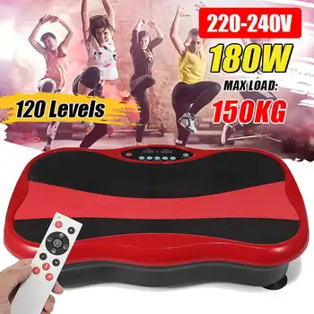 150KG/330lb 120 Level Exercise Fitness Slim Vibration Machine Remote Control Trainer Plate Platform Slim Body Shaper AU Plug
150KG/330lb 120 Level Exercise Fitness Slim Vibration Machine Remote Control Trainer Plate Platform Slim Body Shaper AU Plug