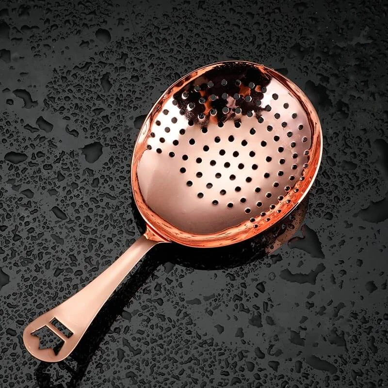 Julep Bar Cocktail Strainer 304 Stainless Steel Copper Plated Gold Plated Black Bar Tool Julep Bar Cocktail Strainer 304 Stainless Steel Copper Plated Gold Plated Black Bar Tool