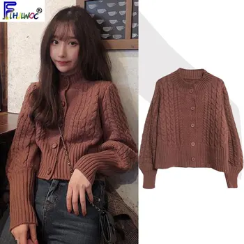 Crop Tops Sweaters Hot Spring Winter Women Cute Sweet Preppy Style Girls Japanese Design Button Short Coat Knitted Cardigan 1241
Crop Tops Sweaters Hot Spring Winter Women Cute Sweet Preppy Style Girls Japanese Design Button Short Coat Knitted Cardigan 1241