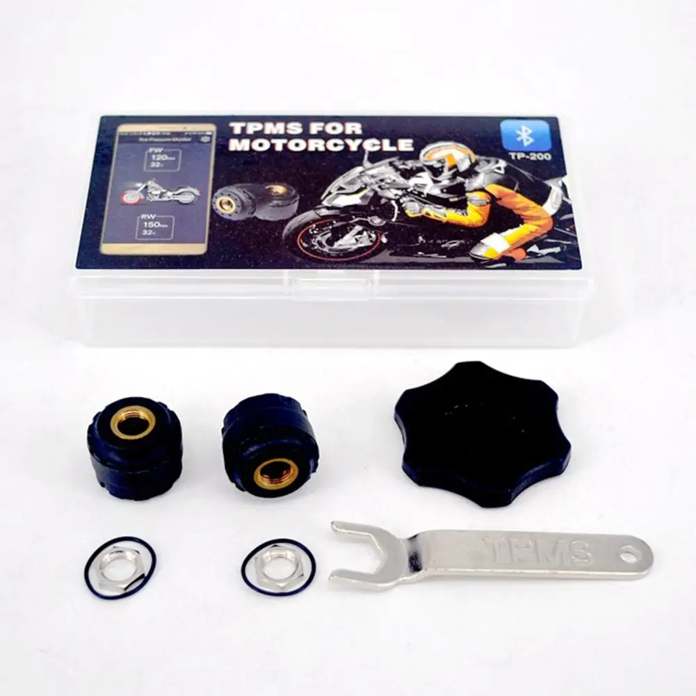 Car Motorcycle Bluetooth Tire Pressure Monitoring System External Sensors For Mobile Phone APP Detection 2 External Sensors
Car Motorcycle Bluetooth Tire Pressure Monitoring System External Sensors For Mobile Phone APP Detection 2 External Sensors