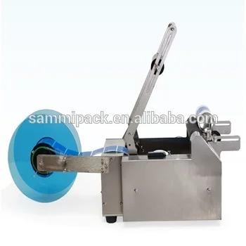 Semi-automatic round bottle labeling machine MT-50S for tag width 8mm to 150mm 
Semi-automatic round bottle labeling machine MT-50S for tag width 8mm to 150mm