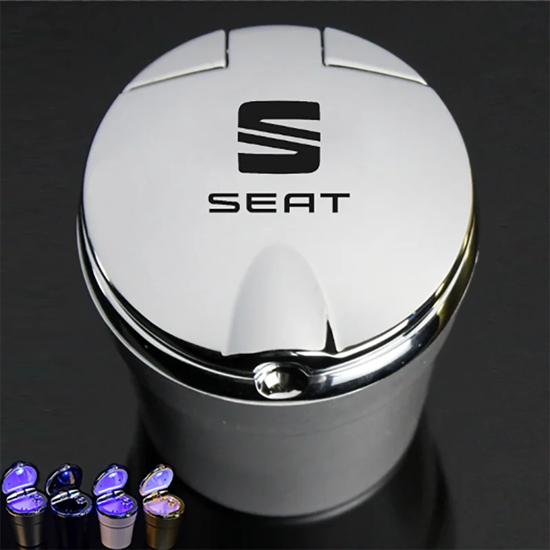 Blu-Ray Car Logo Ashtray Cigarette Smoke Holder With Led Blue Light For Seat FR leon Mk3 Mk2 5f lbiza Altea 6j Car Accessories
Blu-Ray Car Logo Ashtray Cigarette Smoke Holder With Led Blue Light For Seat FR leon Mk3 Mk2 5f lbiza Altea 6j Car Accessories