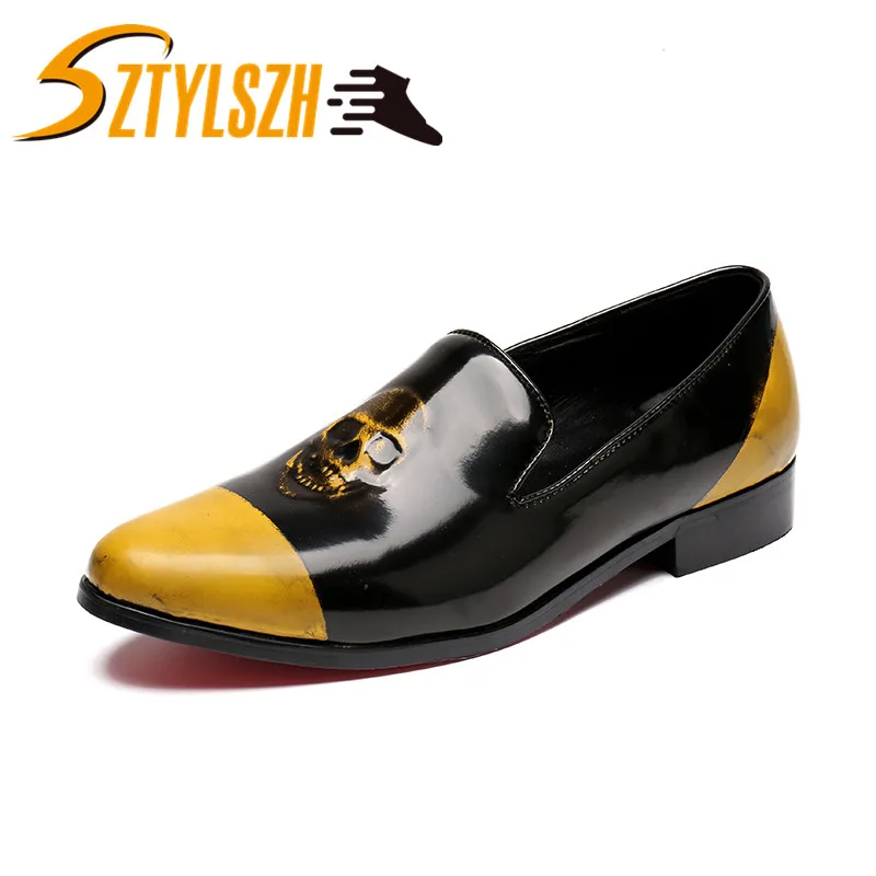 New Men Black Patent Leather Shoes Party and Wedding Men Dress Shoes Luxurious Handmade Men loafers Male's Flats Driving Shoes
New Men Black Patent Leather Shoes Party and Wedding Men Dress Shoes Luxurious Handmade Men loafers Male's Flats Driving Shoes