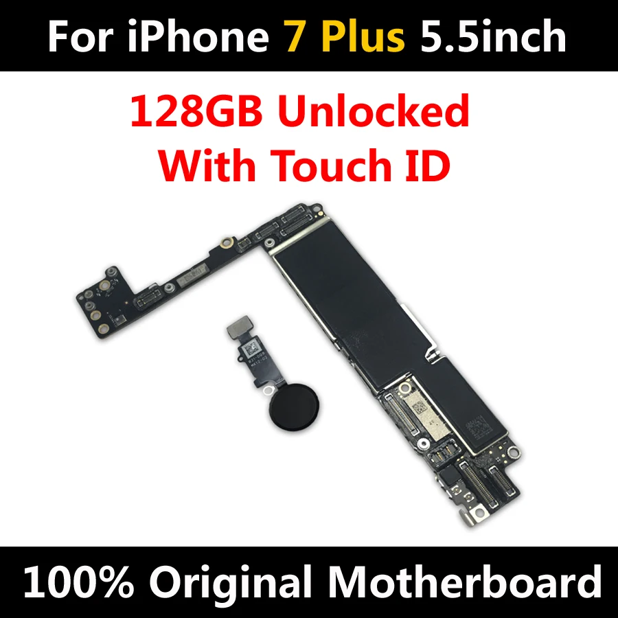 Factory Unlocked 128GB Motherboard For iPhone 7 Plus 5.5inch Original Mainboard With Touch ID IOS Update Support Free Shipping
Factory Unlocked 128GB Motherboard For iPhone 7 Plus 5.5inch Original Mainboard With Touch ID IOS Update Support Free Shipping