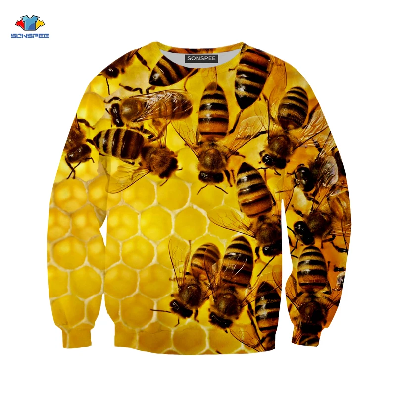 SONSPEE Bee Insect Hurajuku 3D Print Man Sweatshirt Woman Unisex Fashion Fashion Sport Sweatshirt Costume Collar Christmas Gift
SONSPEE Bee Insect Hurajuku 3D Print Man Sweatshirt Woman Unisex Fashion Fashion Sport Sweatshirt Costume Collar Christmas Gift