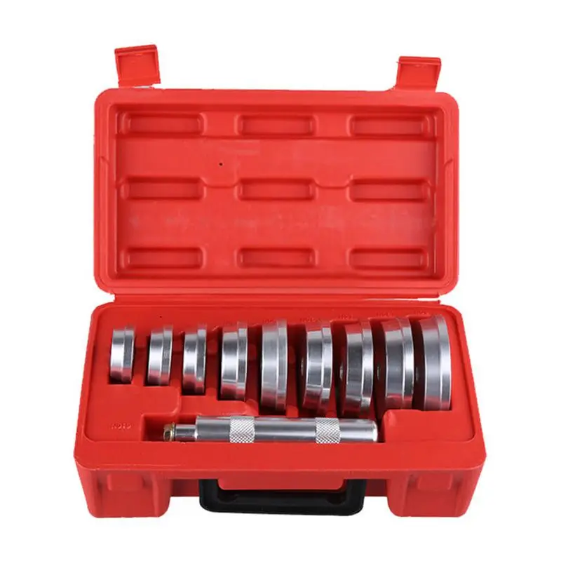 BMBY-New 11PC Professional Wheel Aluminium Bearing Race Seal Driver Set Garage Tool
BMBY-New 11PC Professional Wheel Aluminium Bearing Race Seal Driver Set Garage Tool