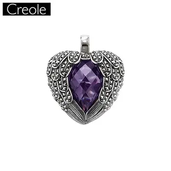 Pendant Violet Wings Heart Silver Zirconia For Women Fashion Jewelry Gift Europe Style Glam Fashion Pendant Fit Necklace
Pendant Violet Wings Heart Silver Zirconia For Women Fashion Jewelry Gift Europe Style Glam Fashion Pendant Fit Necklace