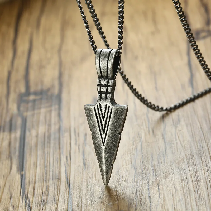 2019 Trendy Classic Personality Stainless Steel Arrow Symbol Pendant Men's Necklace Long Choker Casual Sporty Grinding Chain
2019 Trendy Classic Personality Stainless Steel Arrow Symbol Pendant Men's Necklace Long Choker Casual Sporty Grinding Chain