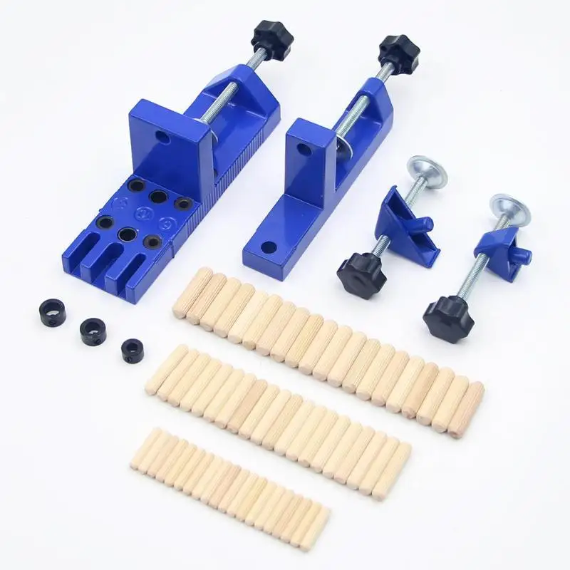 Woodworking Hole Puncher Fixture Hole Jig Tool Fast Clamping Device Strong Splint Durable Drilling Locator Drill Guide Set
Woodworking Hole Puncher Fixture Hole Jig Tool Fast Clamping Device Strong Splint Durable Drilling Locator Drill Guide Set