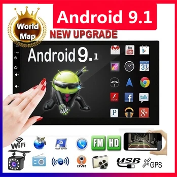 New Upgrade Android 9.1 7" Bluetooth Double 2Din Autoradio Mit GPS FM MP5 Player Car Audio Stereo Radio USB with WIFI
New Upgrade Android 9.1 7" Bluetooth Double 2Din Autoradio Mit GPS FM MP5 Player Car Audio Stereo Radio USB with WIFI