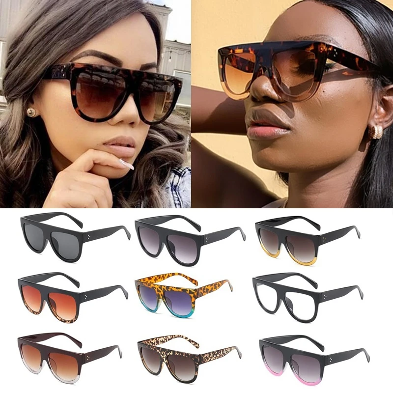 Wholesale Vintage One Piece Rivet Gradient Sunglasses For Women New Brand Black Leopard Sun Glasses Uv400 Female Clear Shades
Wholesale Vintage One Piece Rivet Gradient Sunglasses For Women New Brand Black Leopard Sun Glasses Uv400 Female Clear Shades