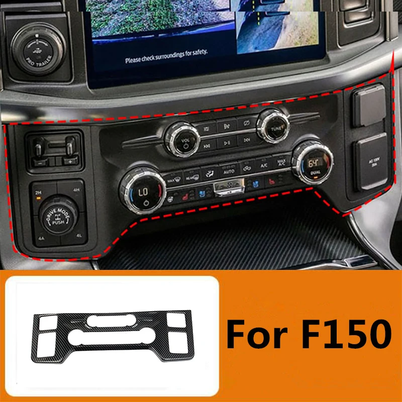 Car Accessories Central Control Air Conditioning A/C Panel Cover Tirm ABS Carbon Fiber Grain For FORD F150 2021
Car Accessories Central Control Air Conditioning A/C Panel Cover Tirm ABS Carbon Fiber Grain For FORD F150 2021