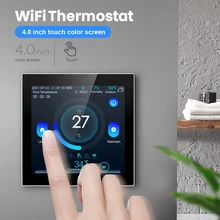 Smart Floor Thermostat,Tuya WiFi Electric/Water Heating Temperature Controller,Smart Home for Alexa Google Home Alice
Smart Floor Thermostat,Tuya WiFi Electric/Water Heating Temperature Controller,Smart Home for Alexa Google Home Alice