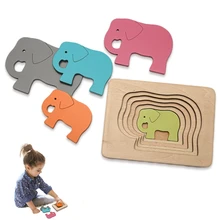1 Set Multi-layer Growth Process Puzzle Animal Elephant Wooden Puzzles Kids Montessori Educational Learning Toys for Children
1 Set Multi-layer Growth Process Puzzle Animal Elephant Wooden Puzzles Kids Montessori Educational Learning Toys for Children