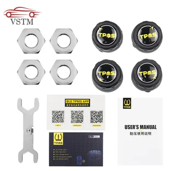 Bluetooth 5.0 TPMS Car Tire Pressure Monitor System With 4 Sensors For iOS Android Mobile Phone APP Monitoring Alarm
Bluetooth 5.0 TPMS Car Tire Pressure Monitor System With 4 Sensors For iOS Android Mobile Phone APP Monitoring Alarm