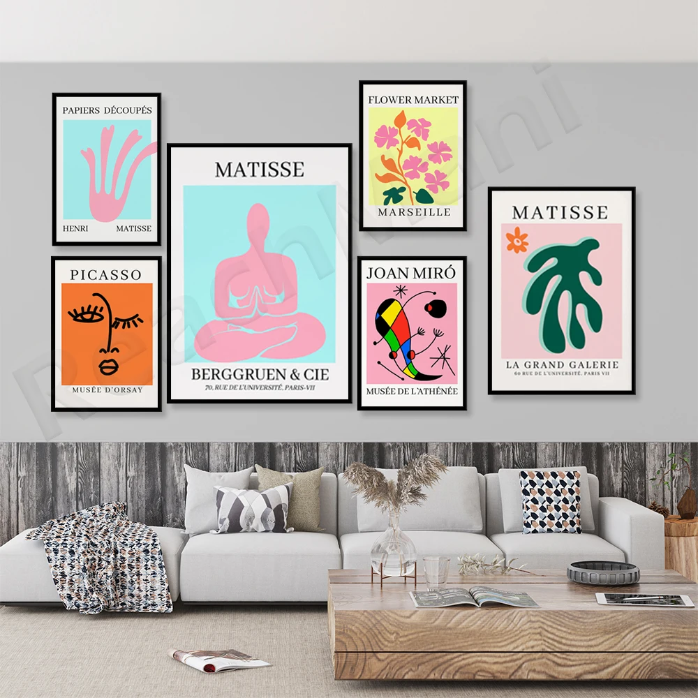 Matisse prints, posters for Joan Miró exhibition art, flower market, printing by Henri Matisse, posters of Pablo Picasso Museum
Matisse prints, posters for Joan Miró exhibition art, flower market, printing by Henri Matisse, posters of Pablo Picasso Museum