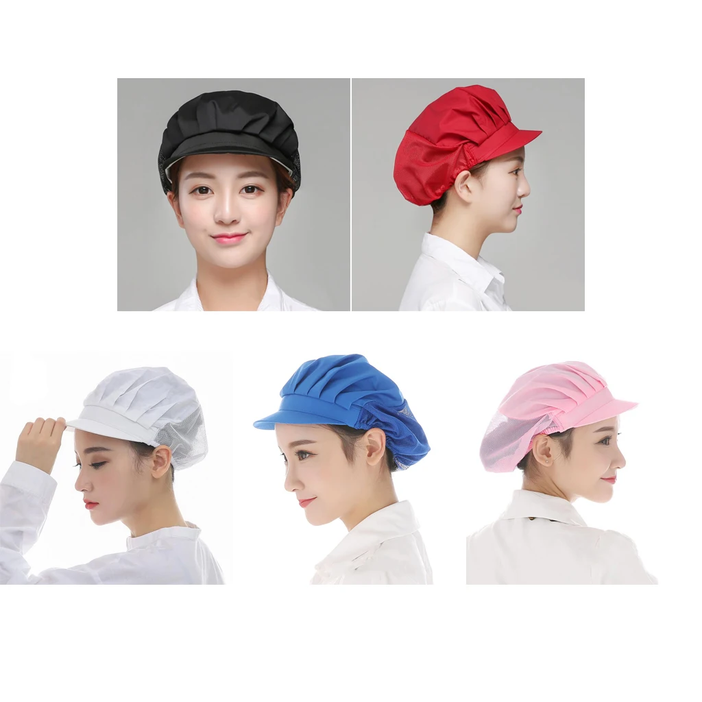 5Pack Men Women Chef Hat Adjustable Cooking Catering Cap Breathable Cotton/Half Mesh
5Pack Men Women Chef Hat Adjustable Cooking Catering Cap Breathable Cotton/Half Mesh