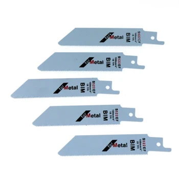 5pcs Bi Metal Sabre Reciprocating Saw Blades Cutter Tool Set For Thin Metal Pipe Gasket Profile S522EF 18TPI Saw Power Tool Part
5pcs Bi Metal Sabre Reciprocating Saw Blades Cutter Tool Set For Thin Metal Pipe Gasket Profile S522EF 18TPI Saw Power Tool Part