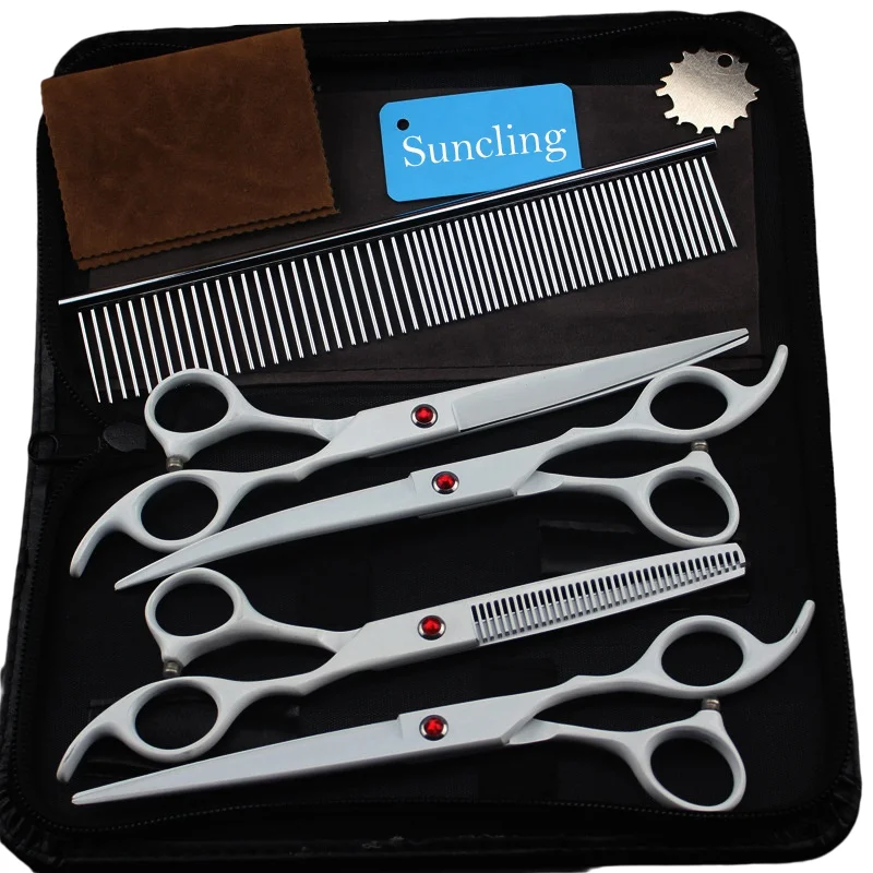 7 Inch High Grade Japanese 440C Stainless Steel Pet Grooming Hair Cutting Scissors Set
7 Inch High Grade Japanese 440C Stainless Steel Pet Grooming Hair Cutting Scissors Set