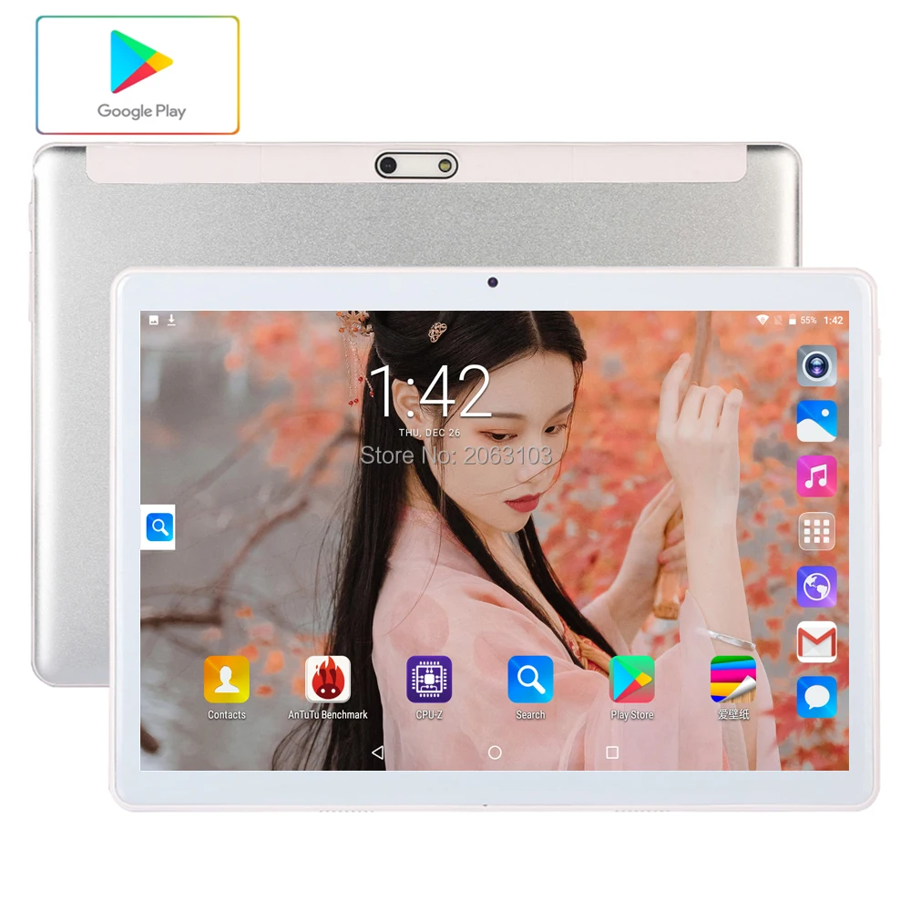 2020 Google Android 10 inch tablet 96GB ROM 3G Phone Call Dual SIM Cards 1280*800 IPS WIFI Tablets 10 10.1 Youtube GPS Pad
2020 Google Android 10 inch tablet 96GB ROM 3G Phone Call Dual SIM Cards 1280*800 IPS WIFI Tablets 10 10.1 Youtube GPS Pad