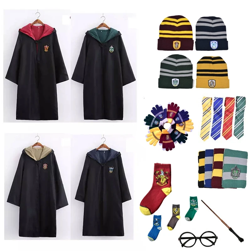 Adult Kids Cap Version Gryffindor Costume Hat Uniform Hermione Halloween Gloves Potter Party Robe Suit Granger Cosplay
Adult Kids Cap Version Gryffindor Costume Hat Uniform Hermione Halloween Gloves Potter Party Robe Suit Granger Cosplay