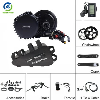48V 20Ah Battery 8Fun Electric Bike Conversion kit 48V 1000W Mid Drive Motor for Bafang motor BBSHD BBS01 BBS02
48V 20Ah Battery 8Fun Electric Bike Conversion kit 48V 1000W Mid Drive Motor for Bafang motor BBSHD BBS01 BBS02