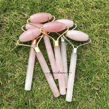 Natural Rose Quartz Facial Massage Roller Single Head Thin Face Massager Lifting Tool Wrinkle Massage Roller Face Oiler
Natural Rose Quartz Facial Massage Roller Single Head Thin Face Massager Lifting Tool Wrinkle Massage Roller Face Oiler