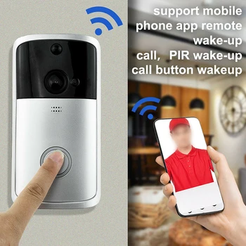 Wireless Smart Video Doorbell Ring Intercom Home Alarm WiFi Phone Remote WIFI Doorbell Camera For Apartments
Wireless Smart Video Doorbell Ring Intercom Home Alarm WiFi Phone Remote WIFI Doorbell Camera For Apartments