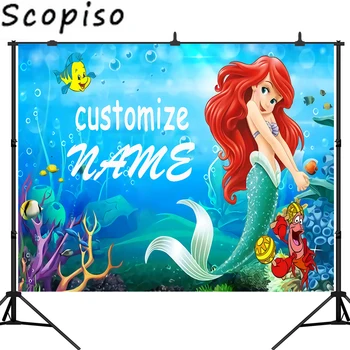 Scopiso Girls Little Mermaid Photography Backdrop Custom Name Years Under The Sea Fish Bubble Backgrounds Photo Studio Prop
Scopiso Girls Little Mermaid Photography Backdrop Custom Name Years Under The Sea Fish Bubble Backgrounds Photo Studio Prop