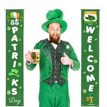 St Patricks Porch Sign - St Patricks Day Decorations Outdoor Indoor - Happy St Patricks Day and Lucky Banner Decor for Home Wall
St Patricks Porch Sign - St Patricks Day Decorations Outdoor Indoor - Happy St Patricks Day and Lucky Banner Decor for Home Wall