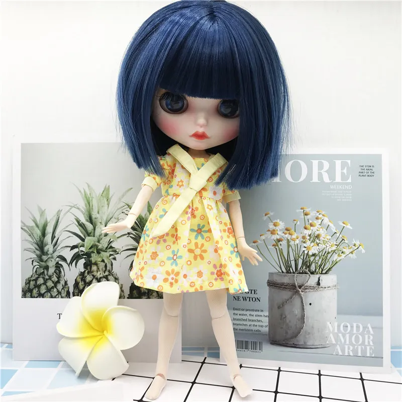 

New Small skirt with tie floral pastoral style 30cm Blyth Doll Clothes For Barbie Blyth Azone BJD 1/6 Doll Dress up accessories
