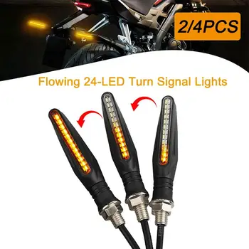 2/4pcs 24 LED Motorcycle Turn Signal Lights Flowing High Brightness Light Indicators Warning Lamp Pack Indicator Saytime Light
2/4pcs 24 LED Motorcycle Turn Signal Lights Flowing High Brightness Light Indicators Warning Lamp Pack Indicator Saytime Light